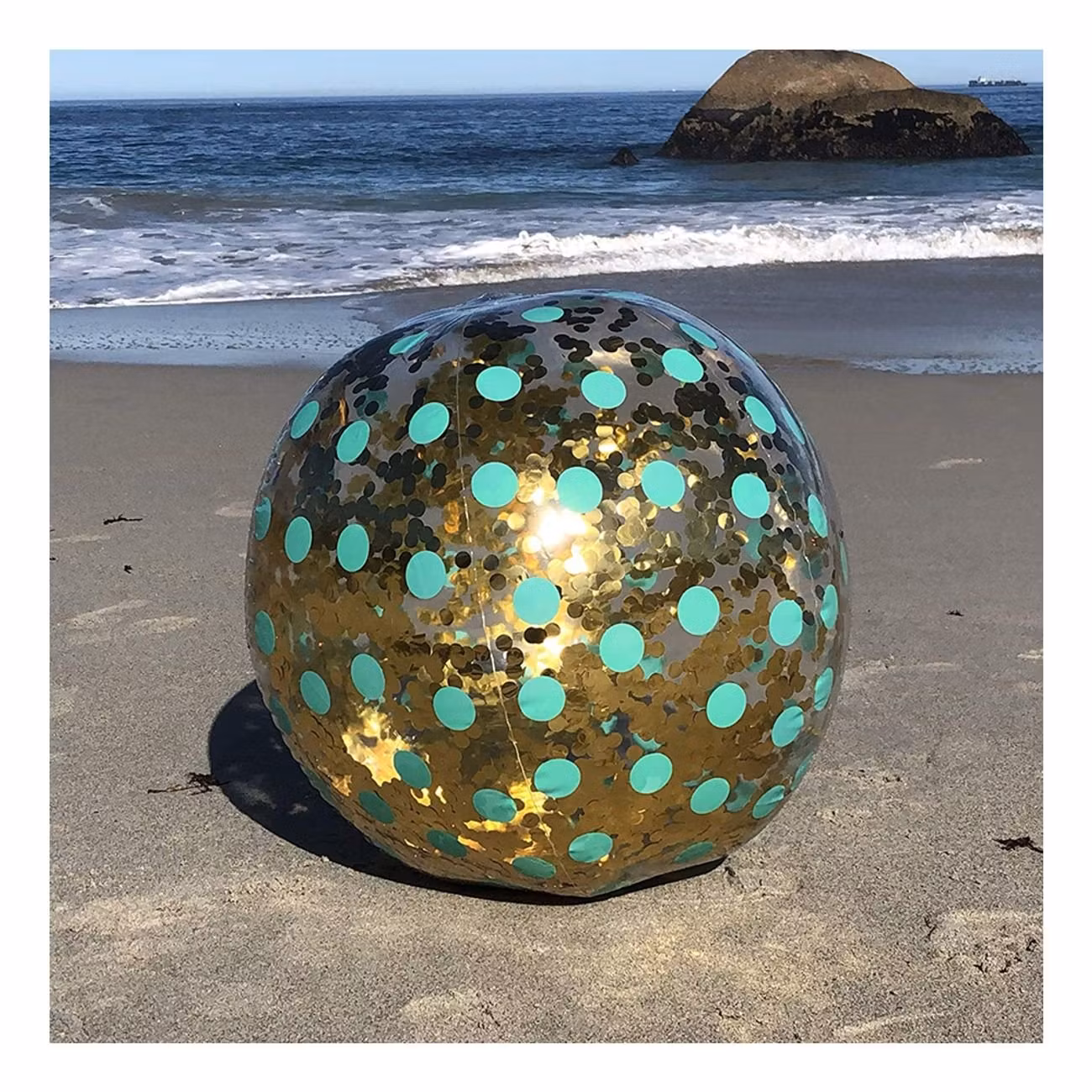 Konfettifylld Badboll