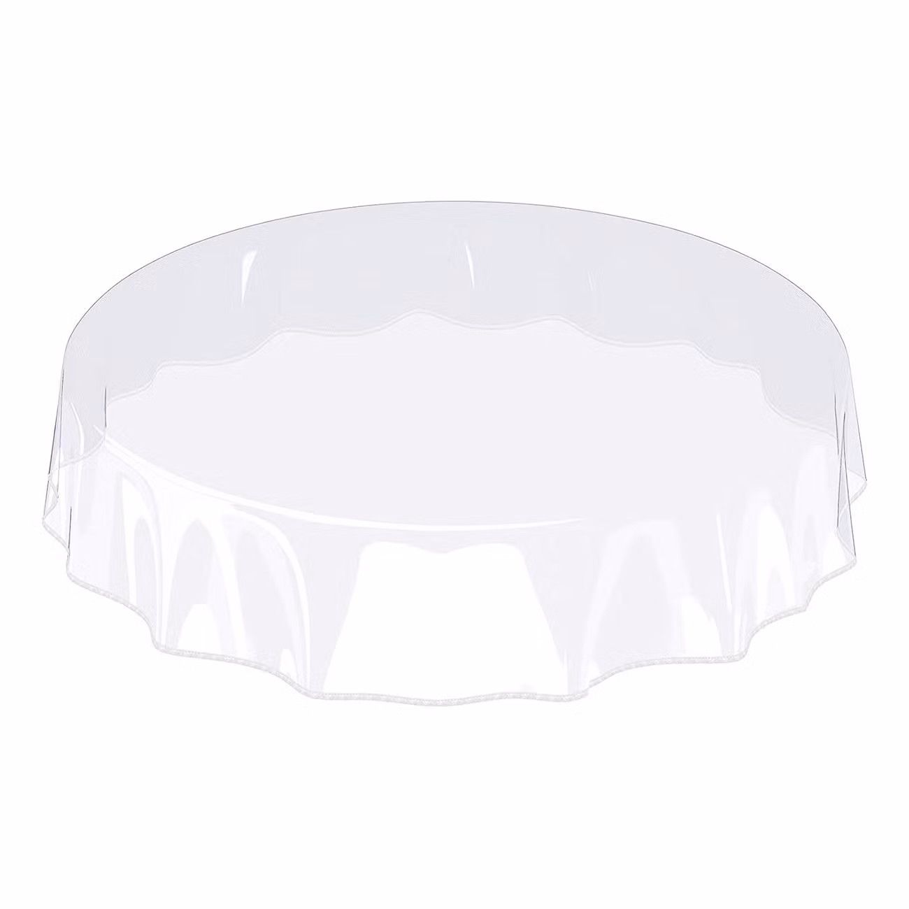Transparent Bordsduk Rund