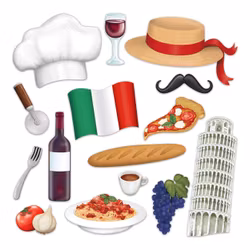 Italienare Foto Props