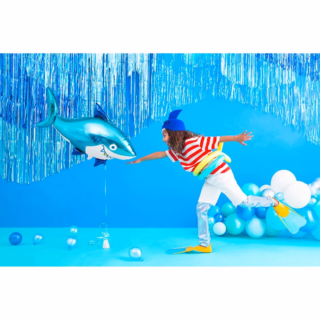 Folieballong Haj Stor