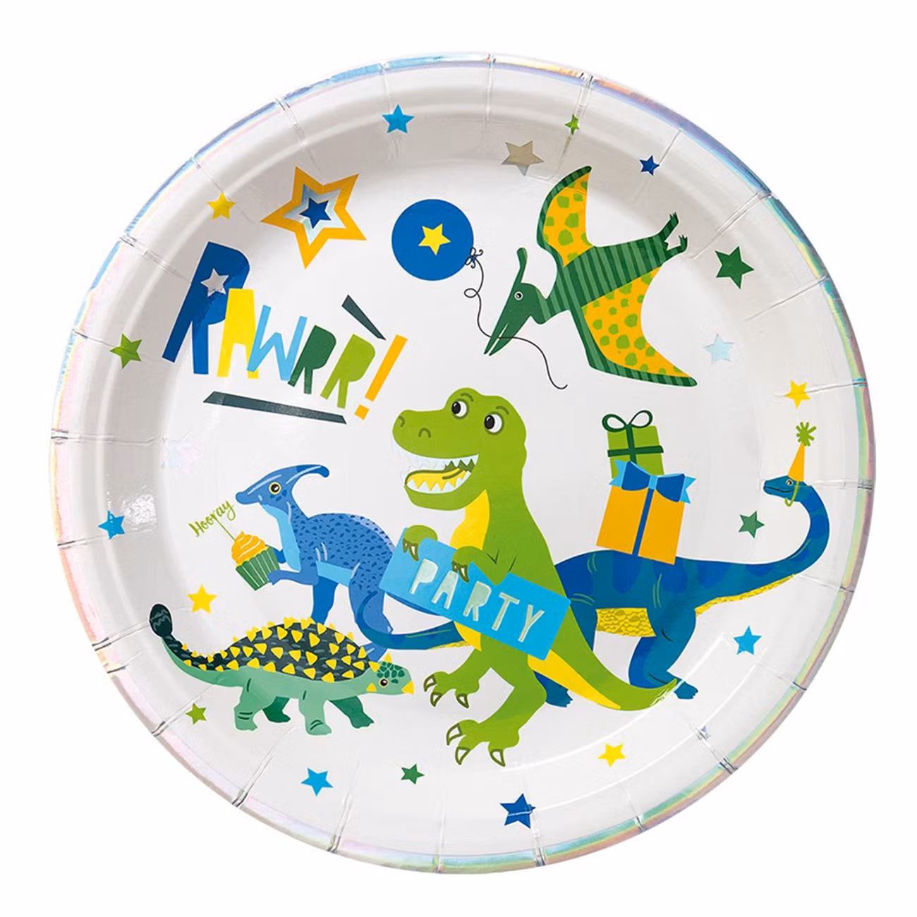 Papperstallrikar Dino Party
