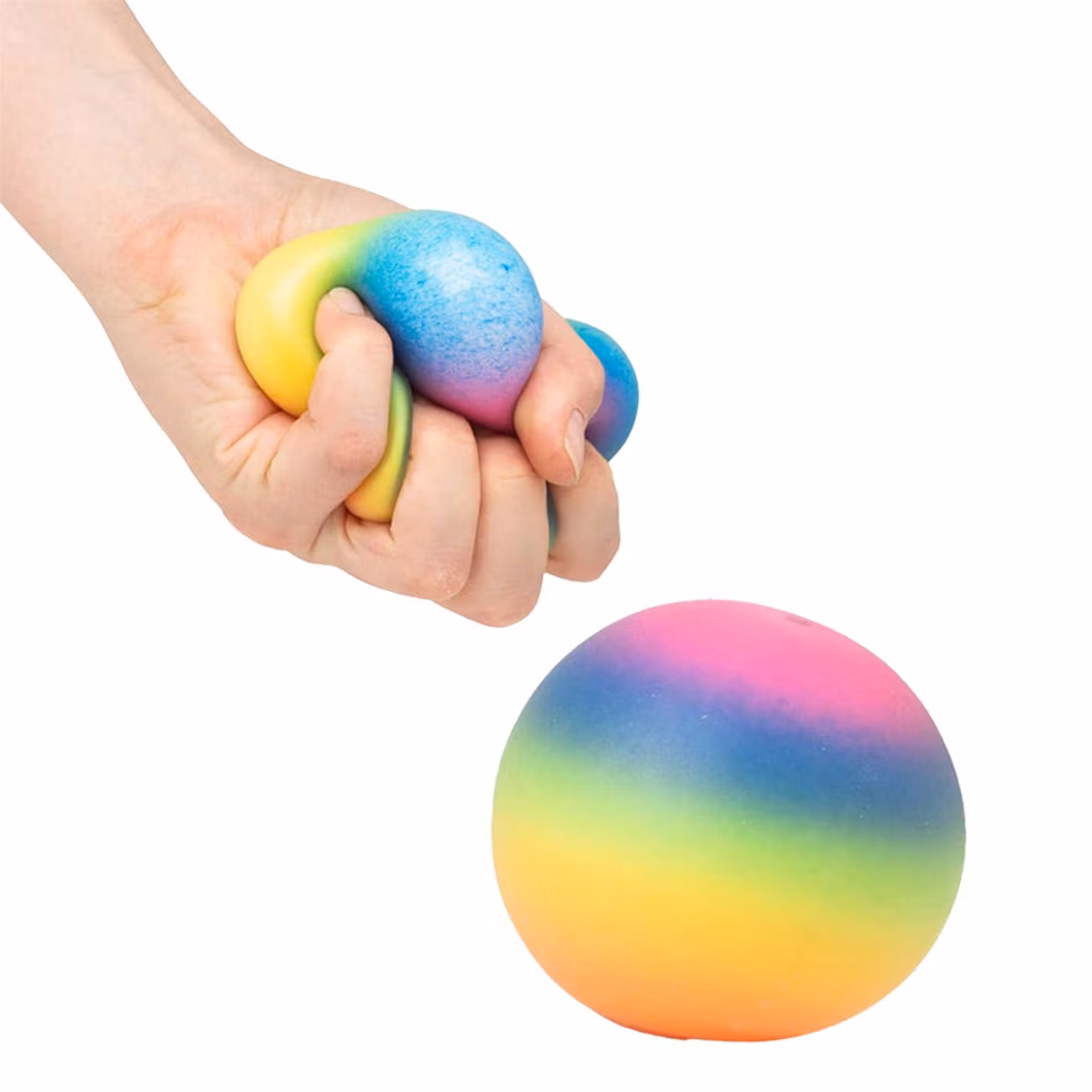 Stressboll Regnbågsfärgad