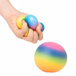 Stressboll Regnbågsfärgad