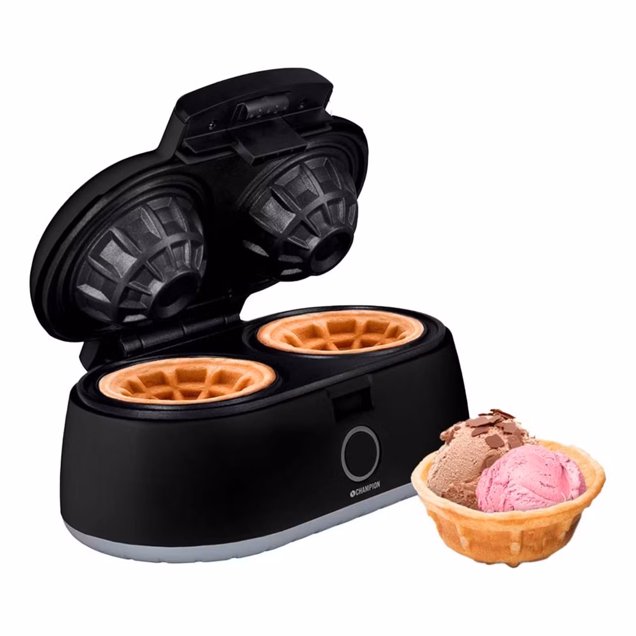 Champion Våffelskålsjärn Dubbelt