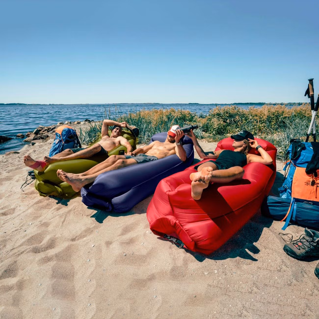 Softybag Uppblåsbar Loungesoffa