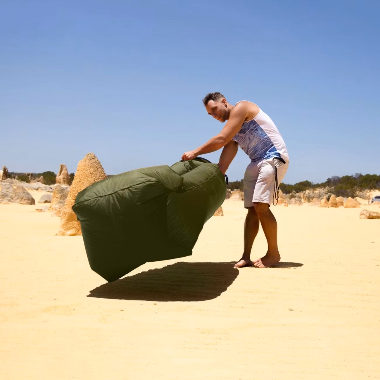 Softybag Uppblåsbar Loungesoffa