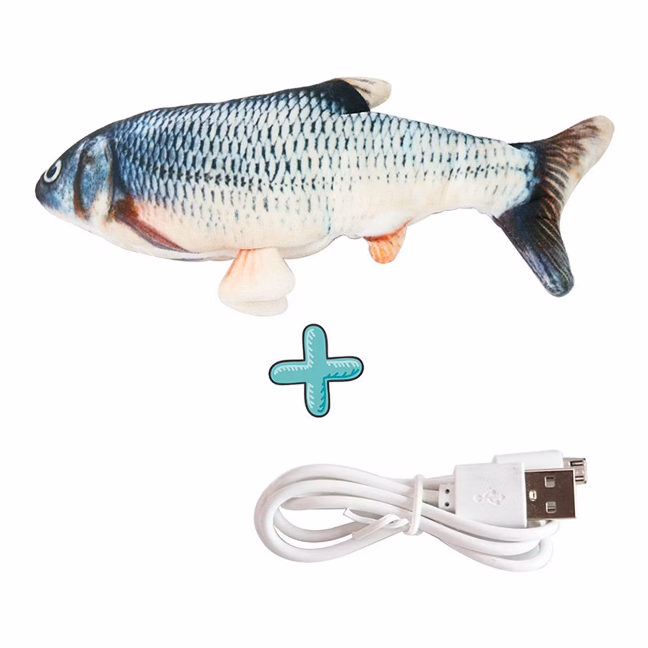 Sprattlande Fisk Kattleksak