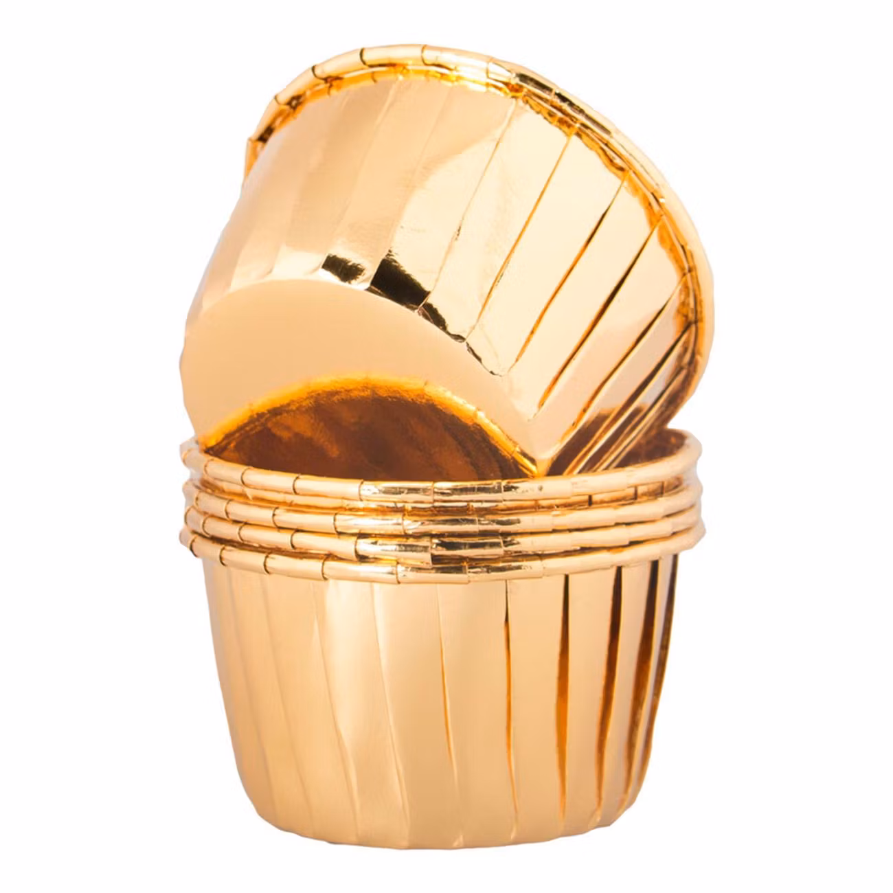 Cupcake Wrapper Guld Metallic