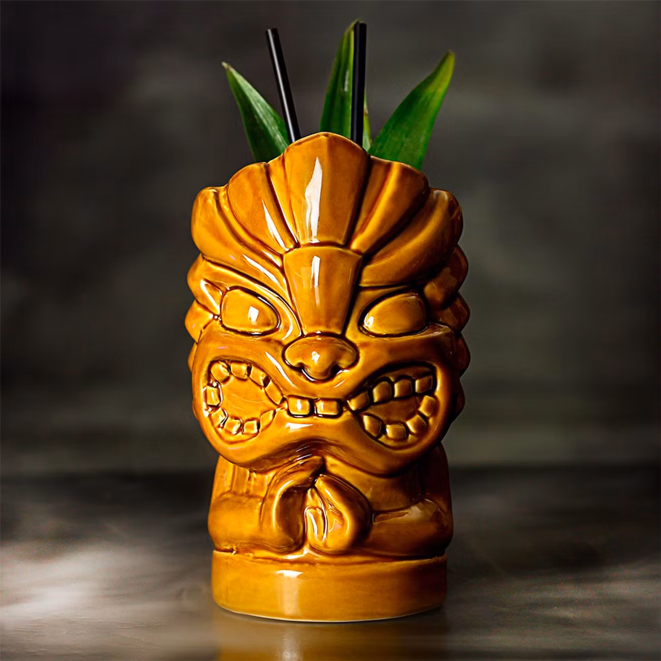 Tiki Drinkmugg Figur