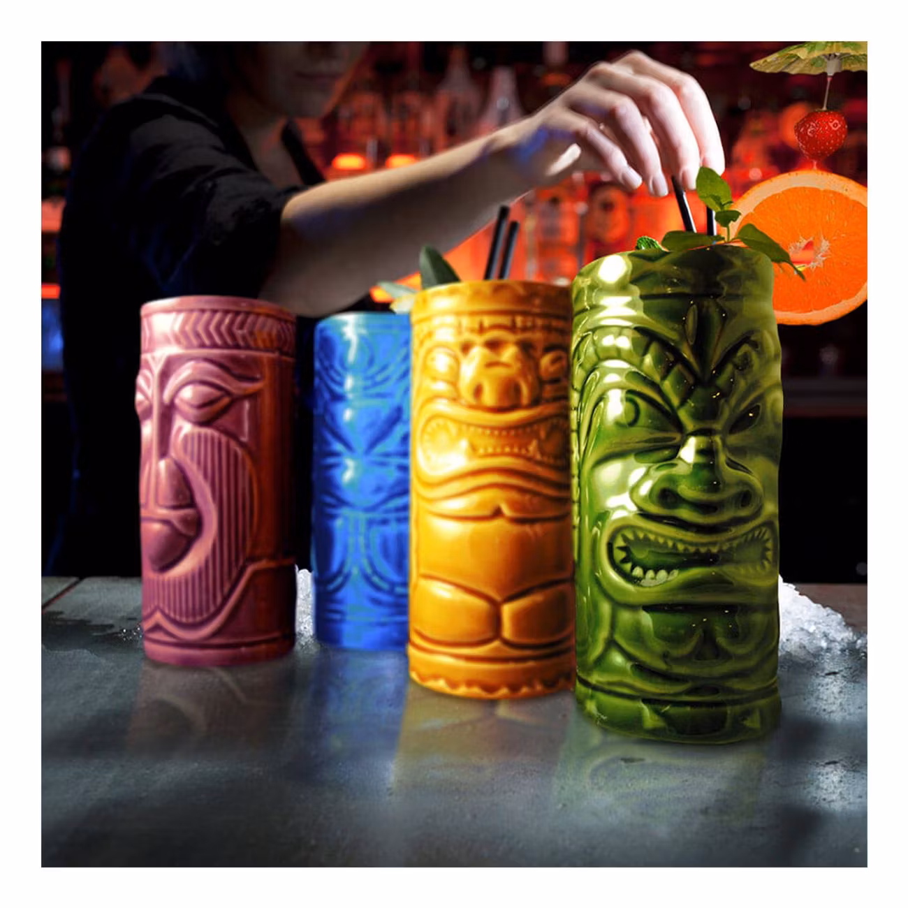 Tiki Mugg Set