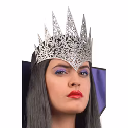 Drottningkrona Silver Spetsig