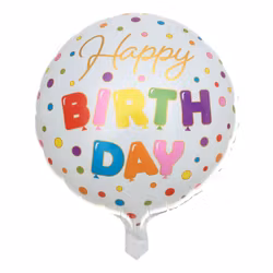 Folieballong Happy Birthday