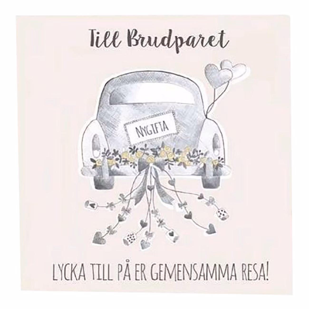 Bröllopskort Till Brudparet