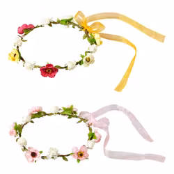 Blomsterkrans med Band
