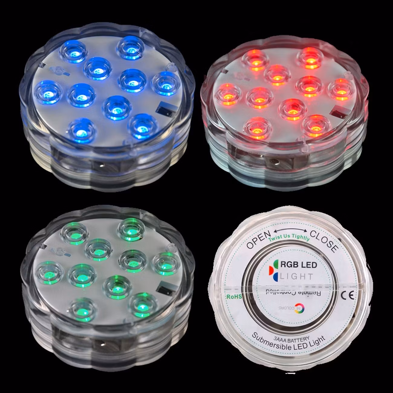 Vattentät LED-lampa