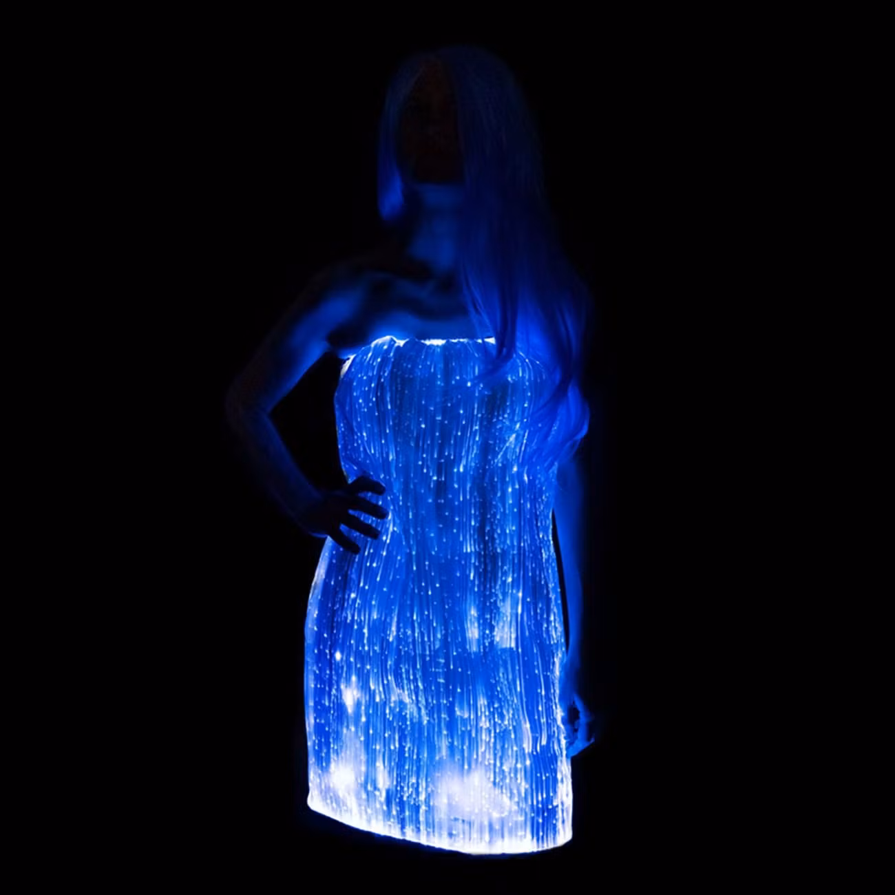 Fiberoptisk LED Klänning