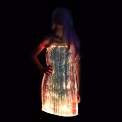 Fiberoptisk LED Klänning
