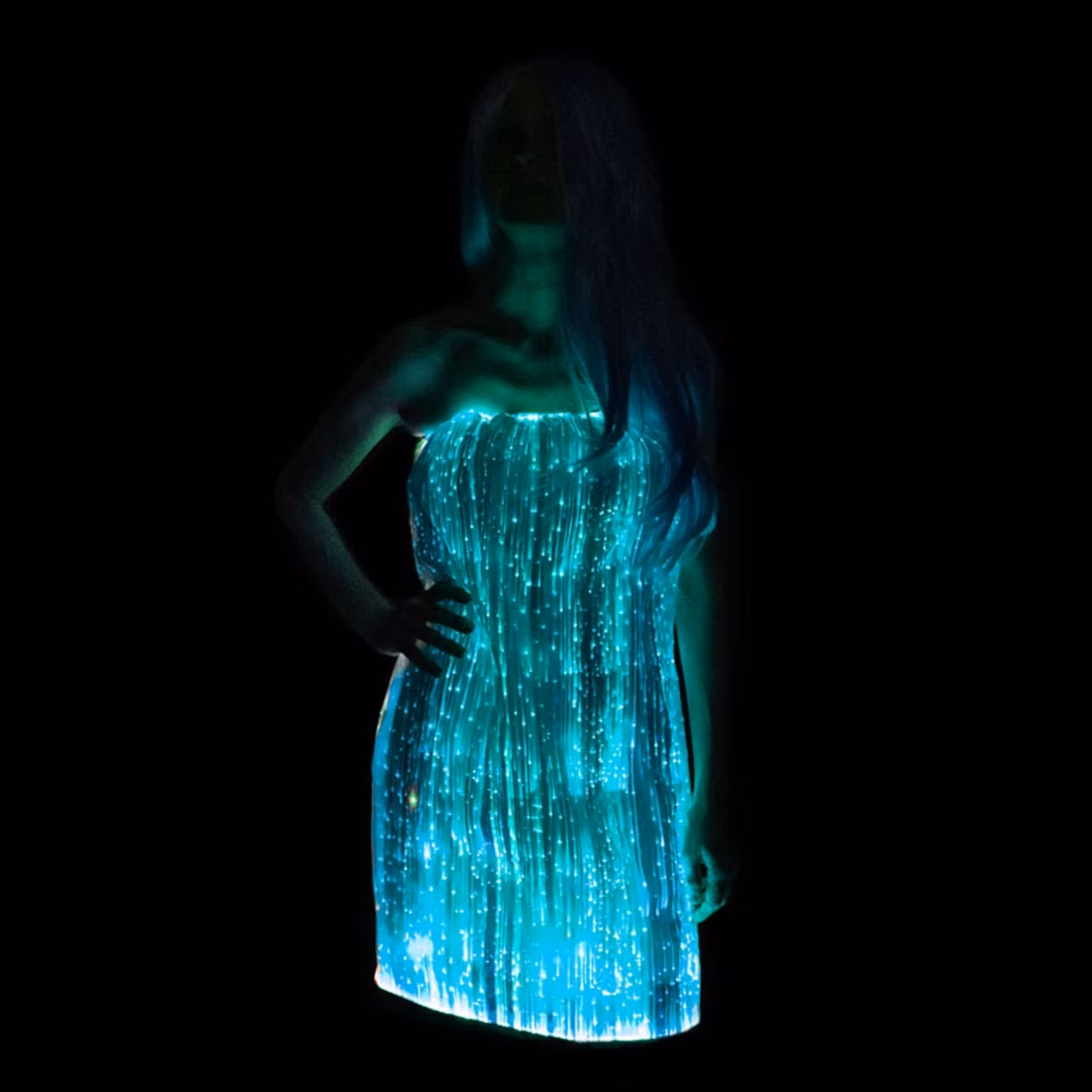 Fiberoptisk LED Klänning