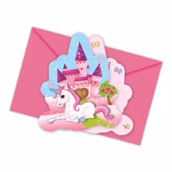 Inbjudningskort Unicorn