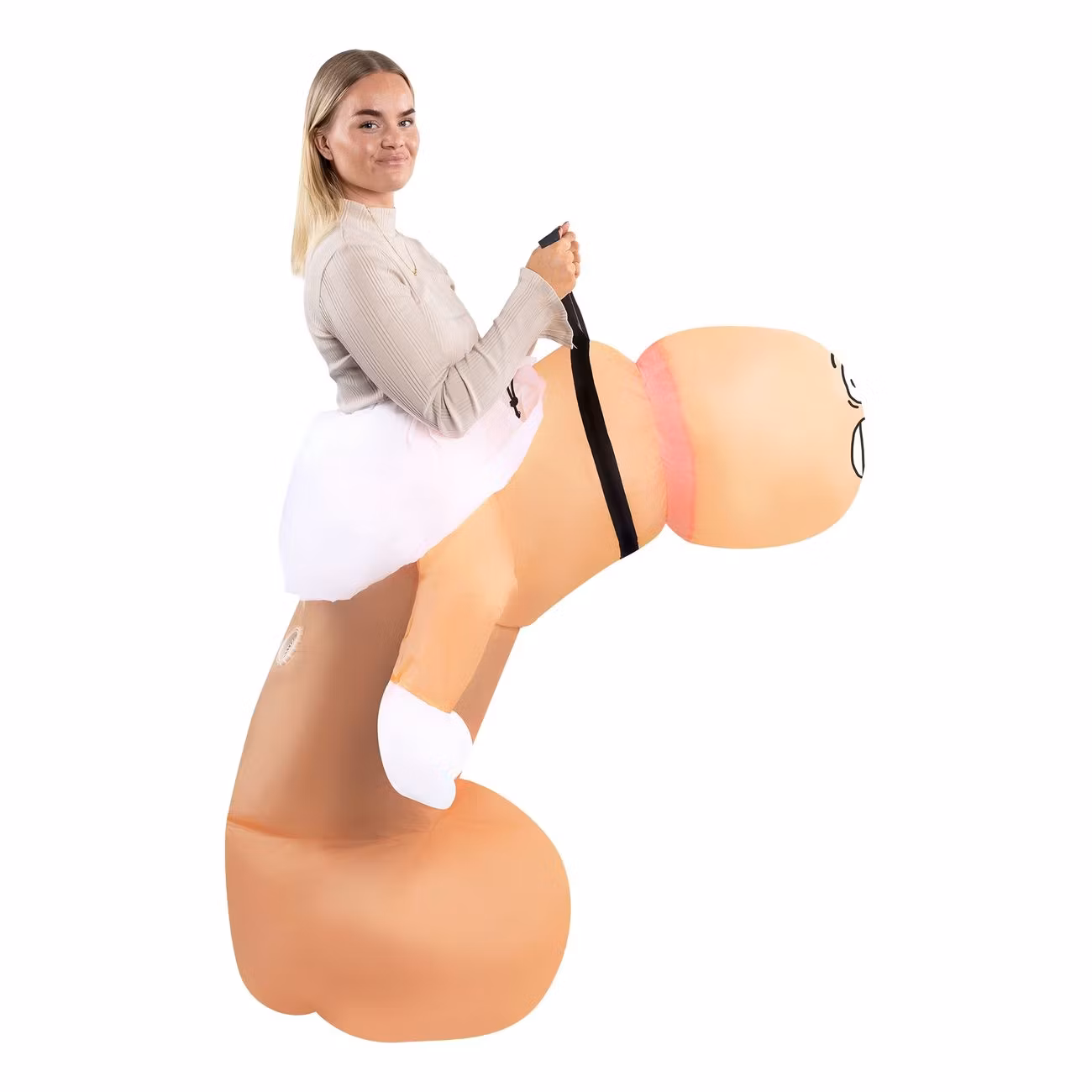 Uppblåsbar Ridande Penis Maskeraddräkt