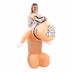 Uppblåsbar Ridande Penis Maskeraddräkt