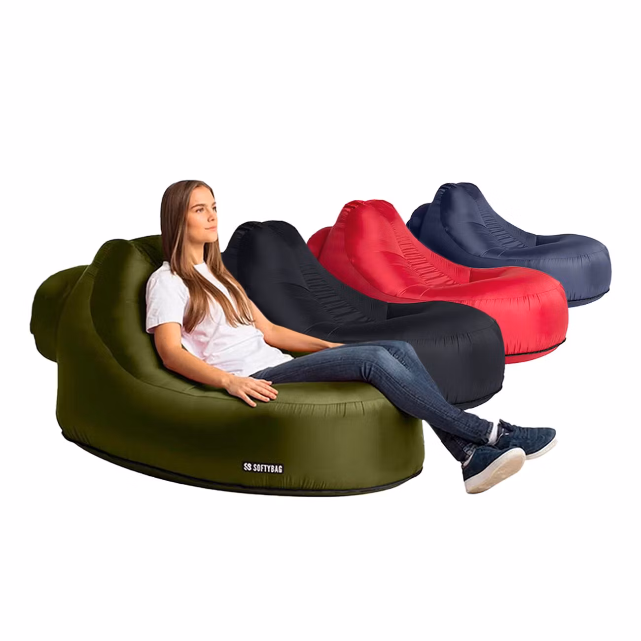 Softybag Uppblåsbar Fåtölj