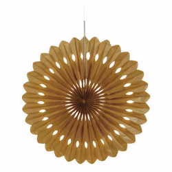 Pappersfjäder Guld Hängande Dekoration