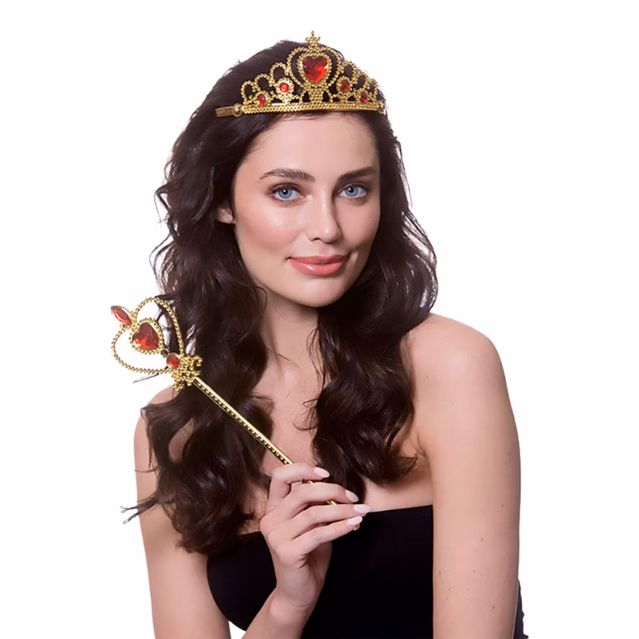 Drottningkrona & Stav Guld