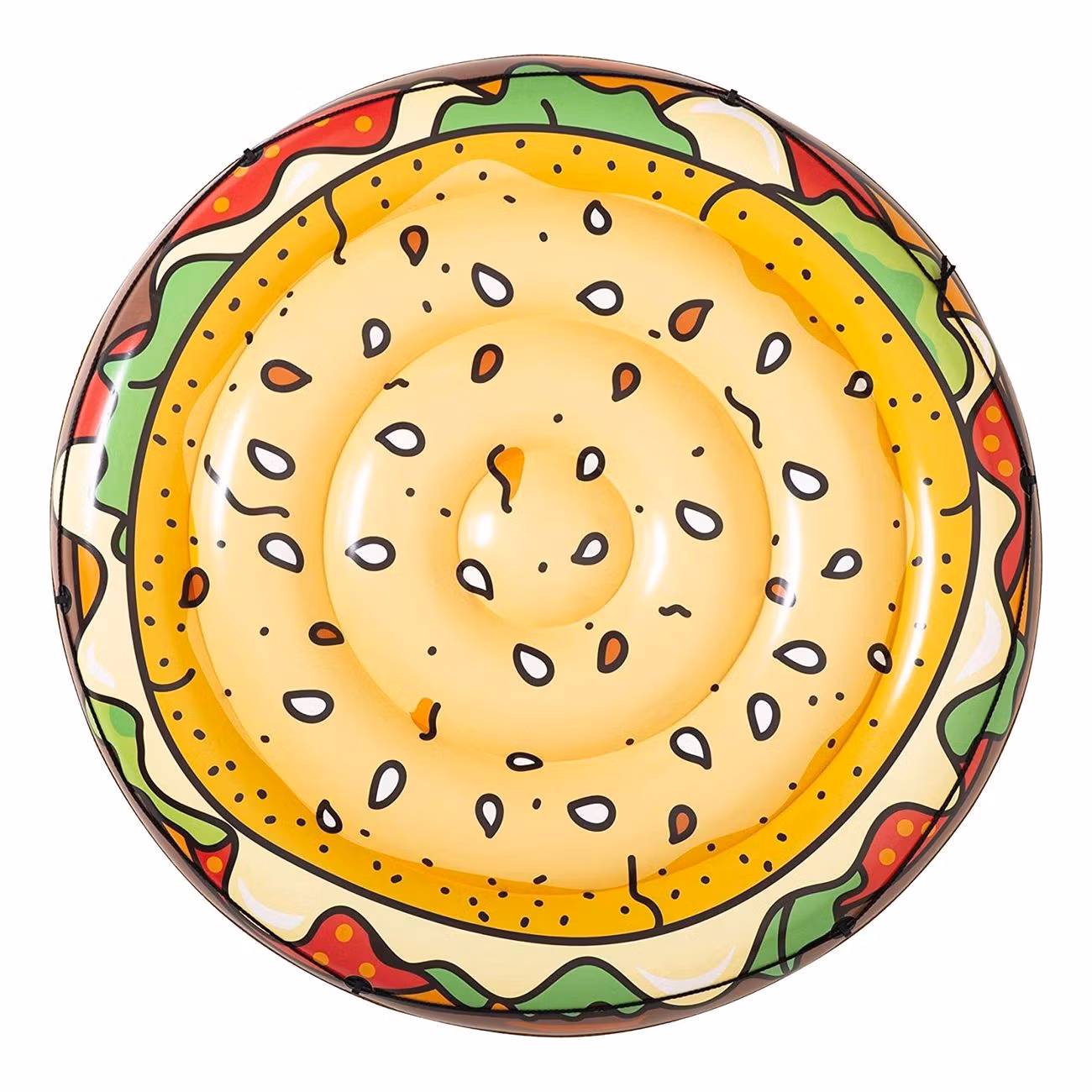 Badmadrass Hamburgare