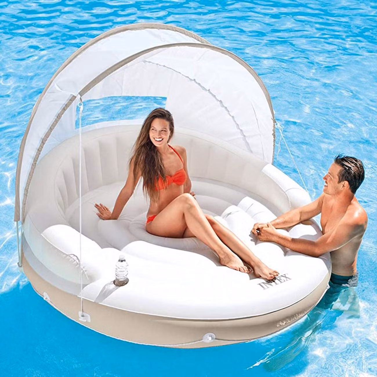 Intex Uppblåsbar Solsäng