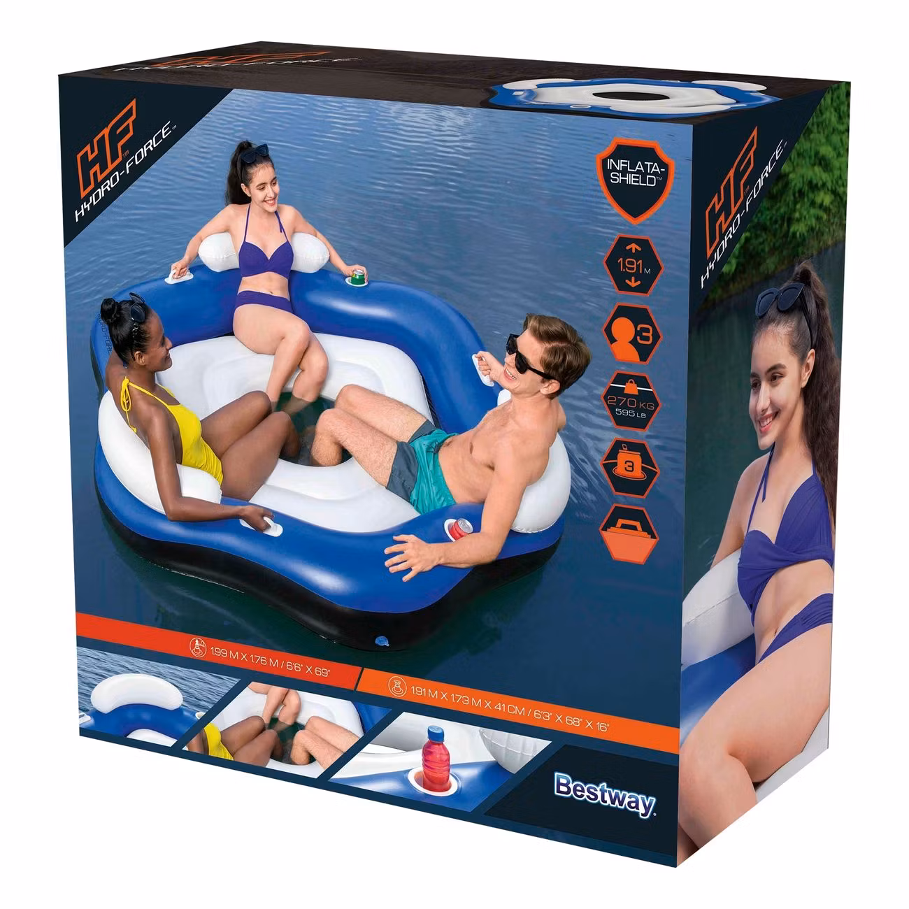 Hydro-Force Badflotte Rund