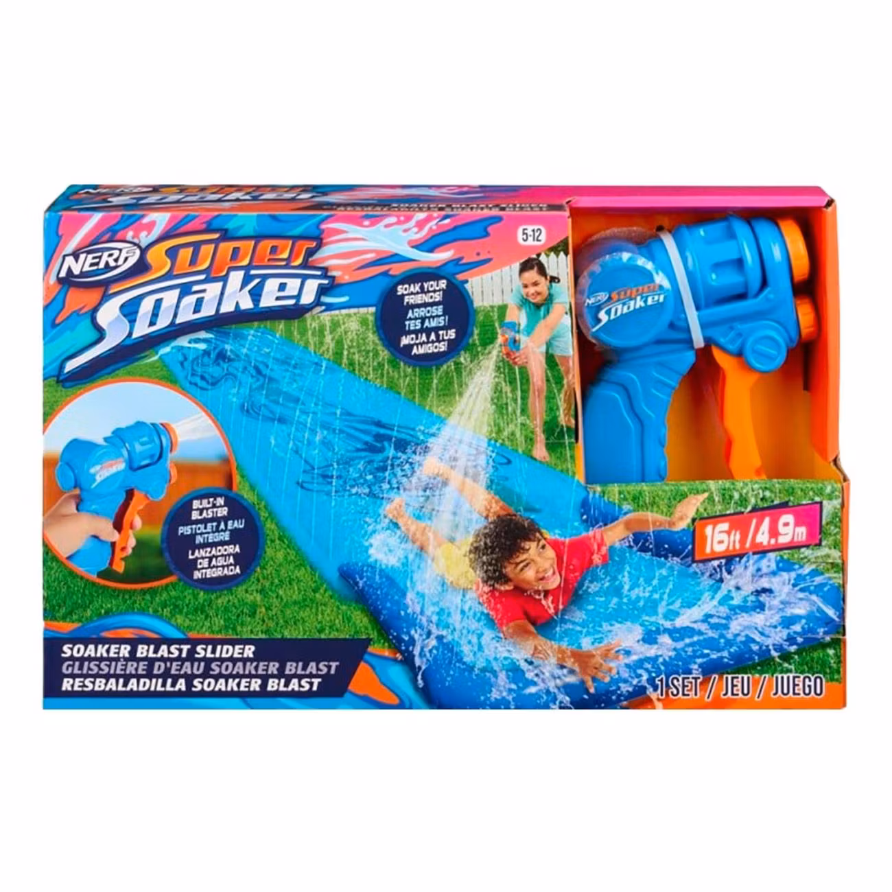 Nerf Super Soaker Vattenglidbana