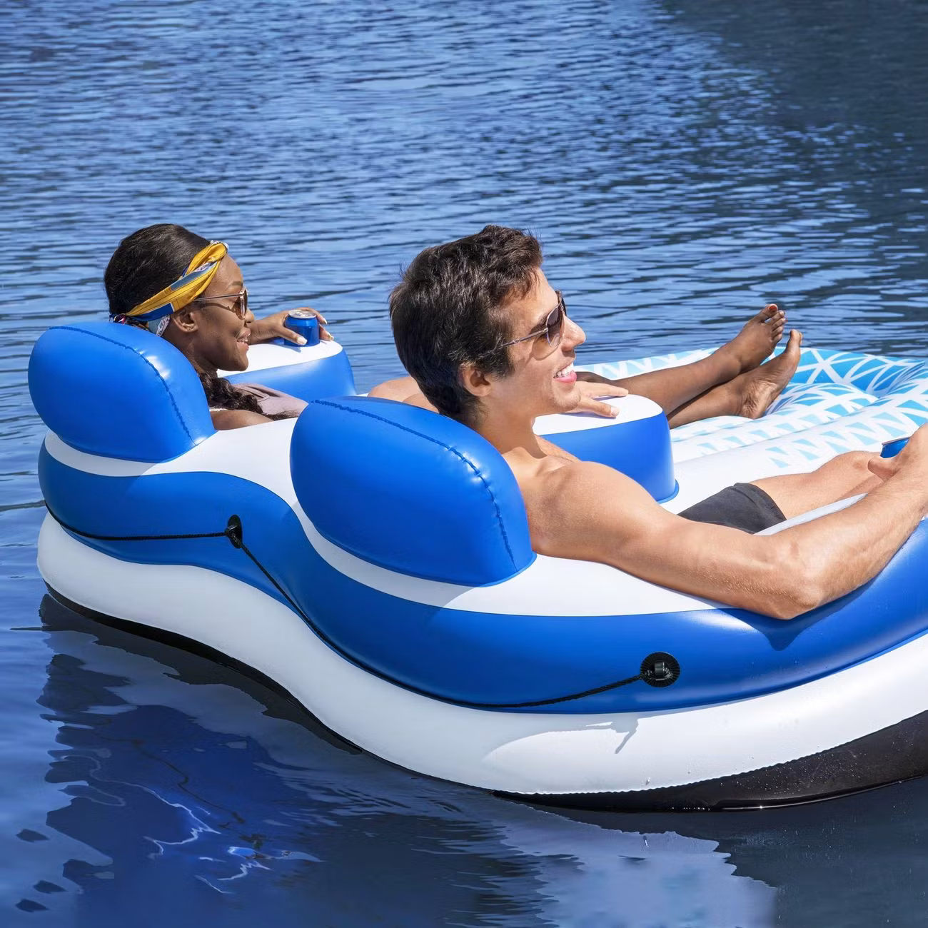 Hydro-Force Uppblåsbar Soffa Dubbel