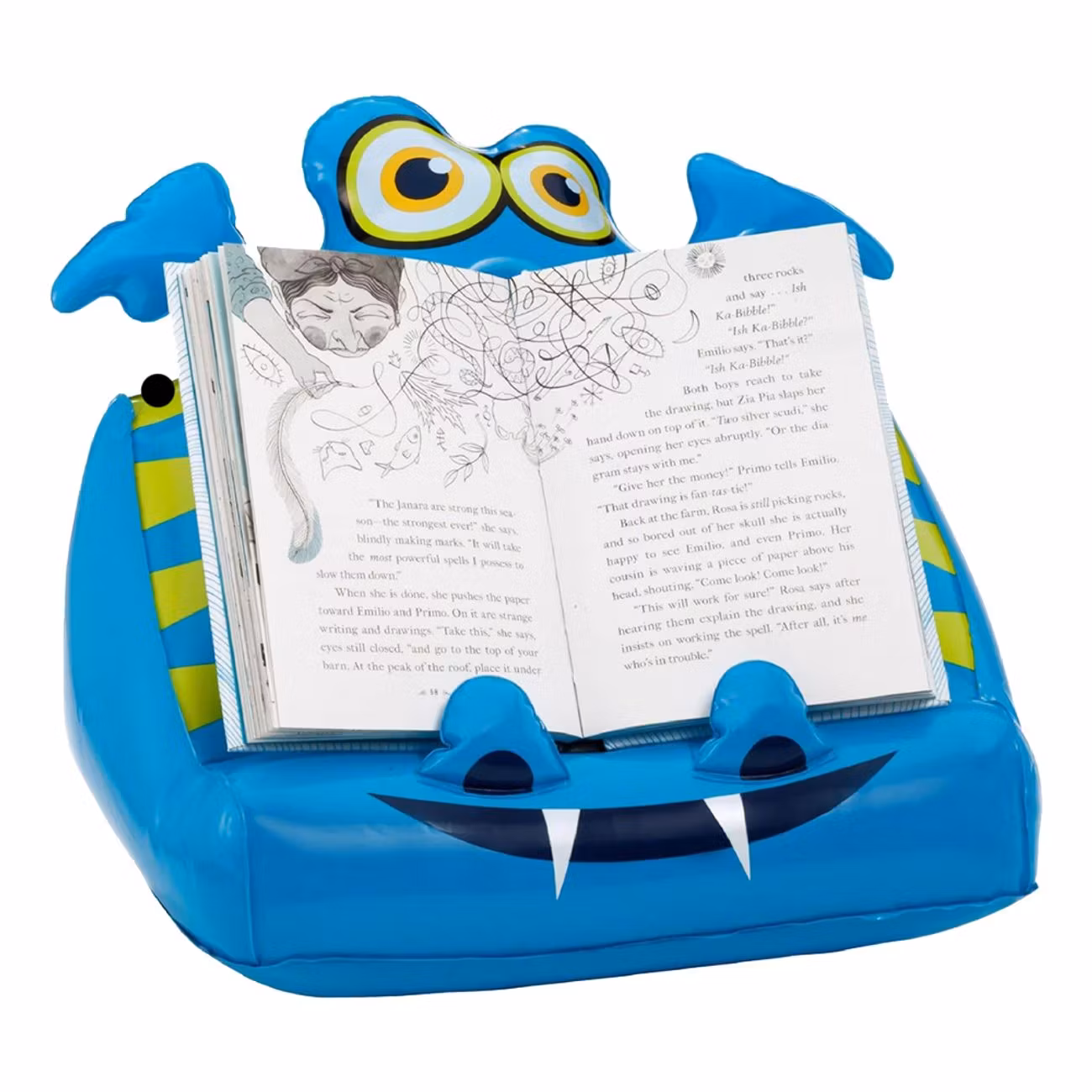 Uppblåsbar Bokhållare Monster Blå