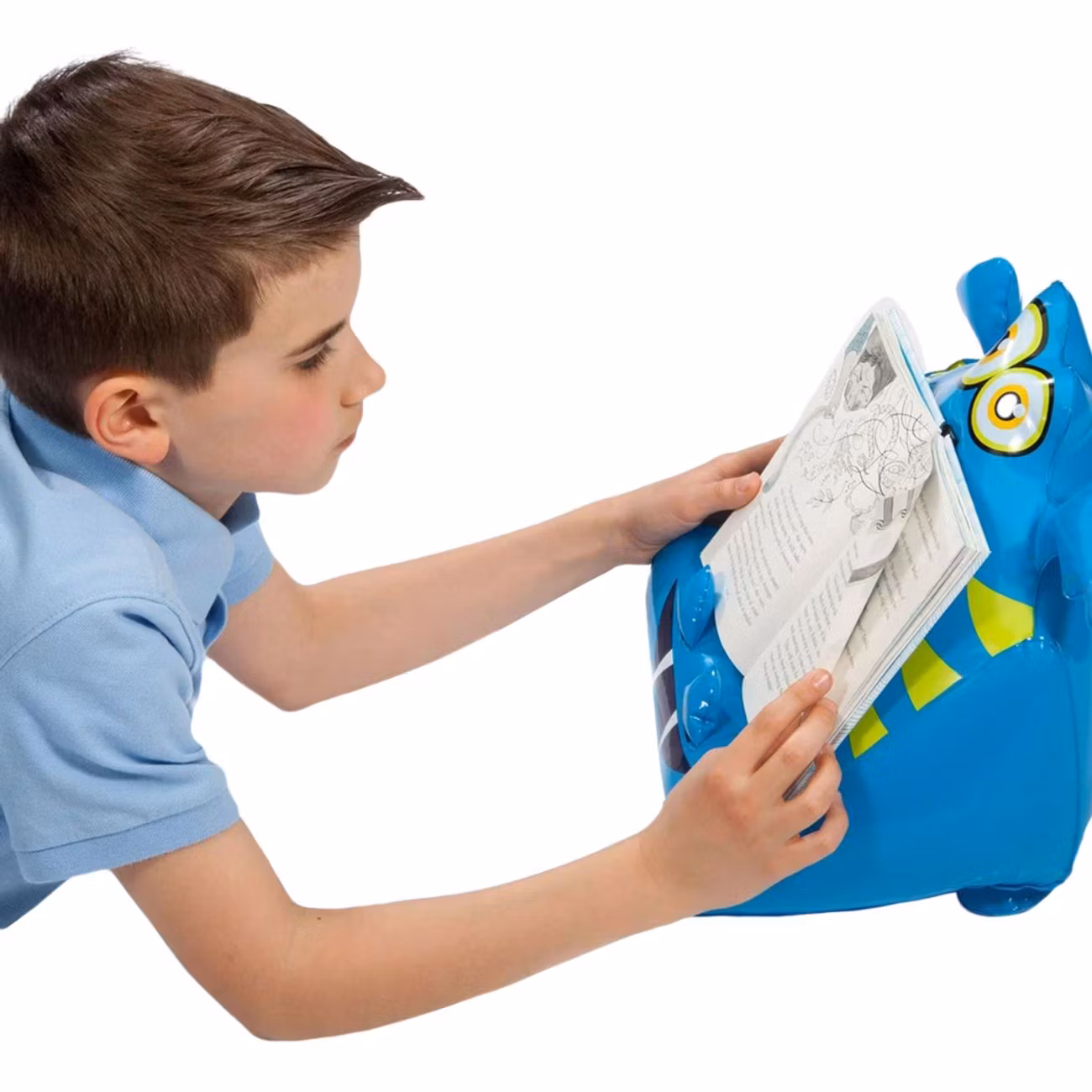 Uppblåsbar Bokhållare Monster Blå