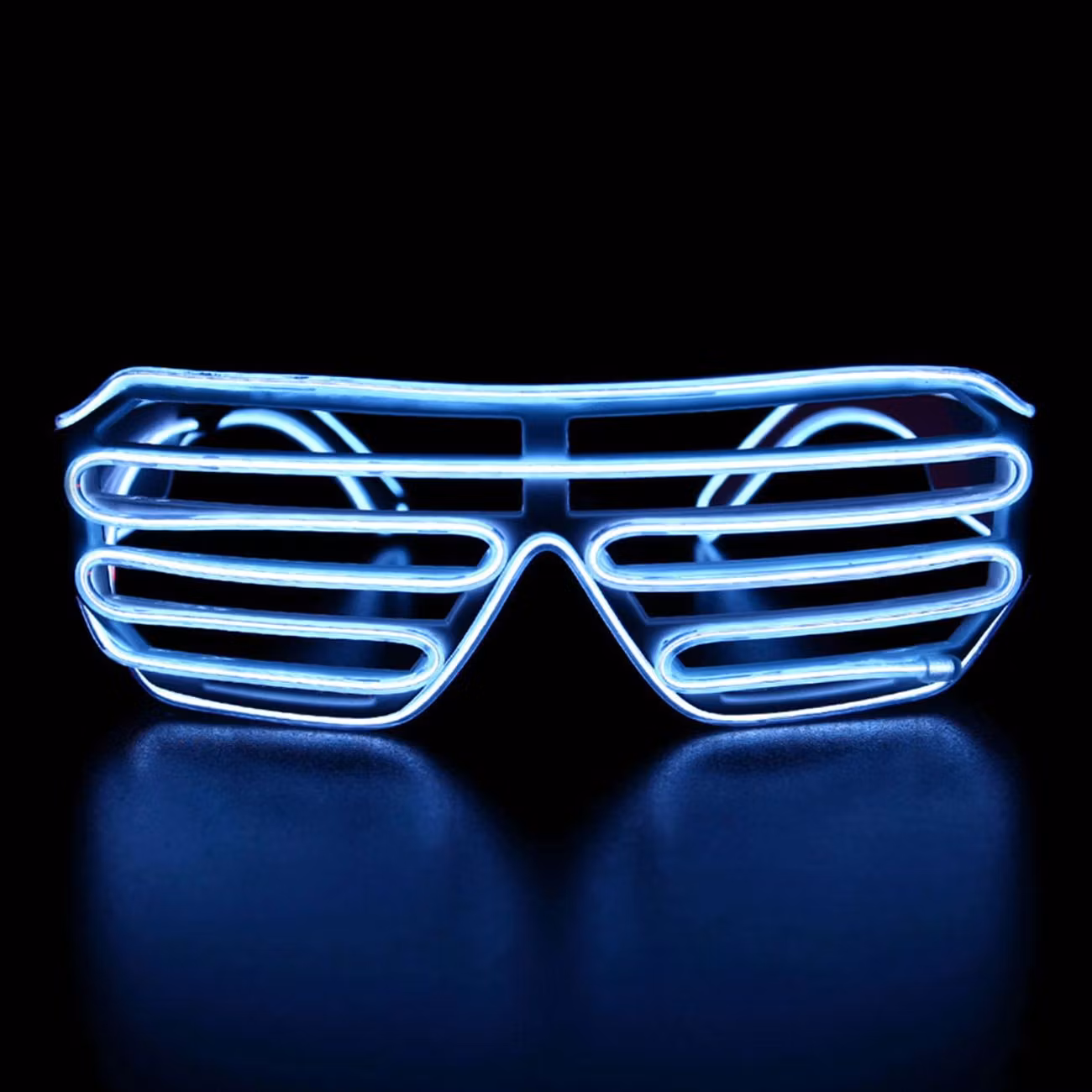 El Wire LED Glasögon Shutter
