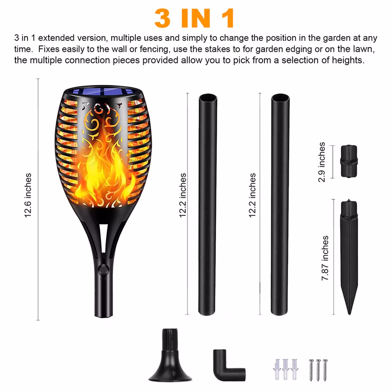 Solcellsdrivna Facklor