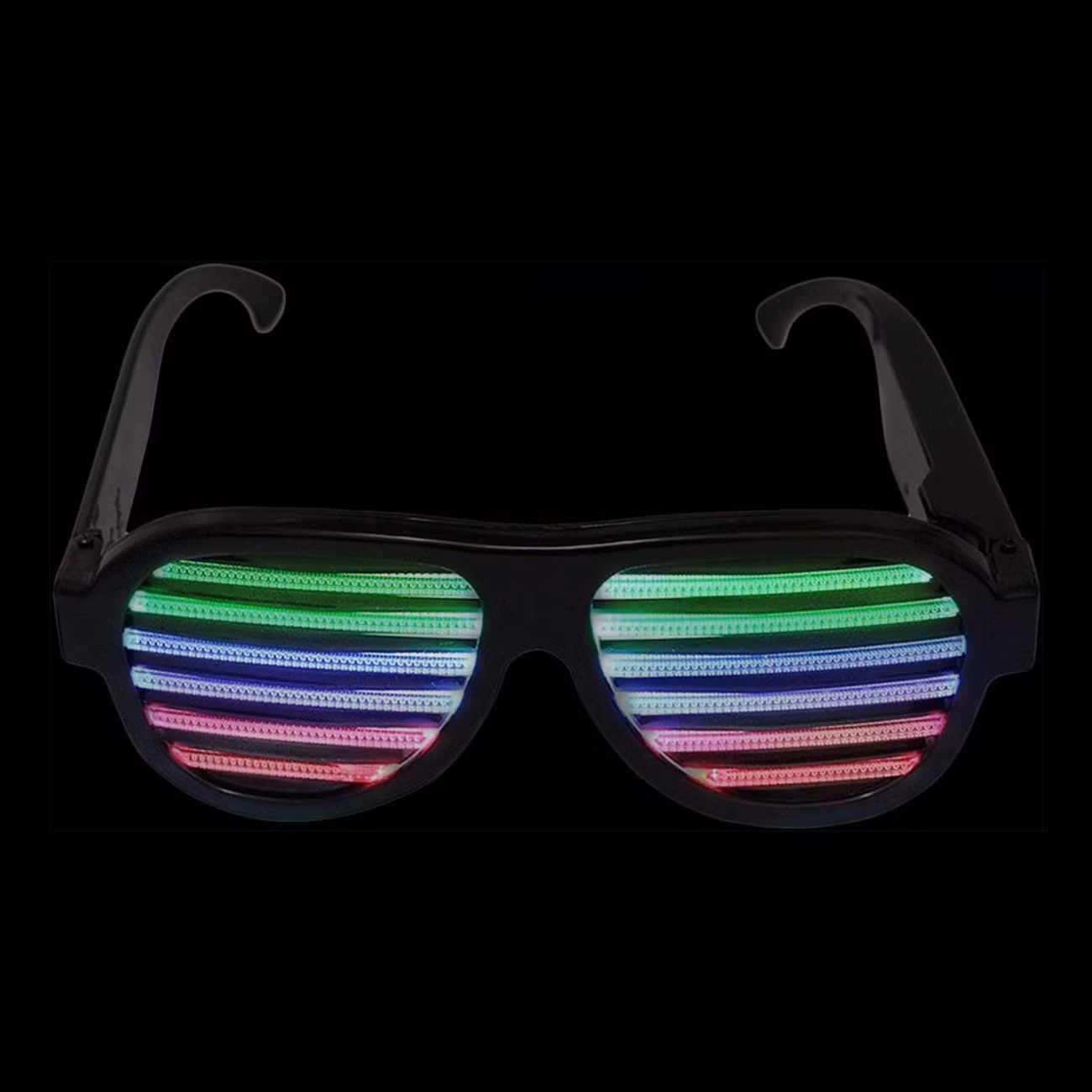 Ljudaktiverade Blinkande Shutter Shades