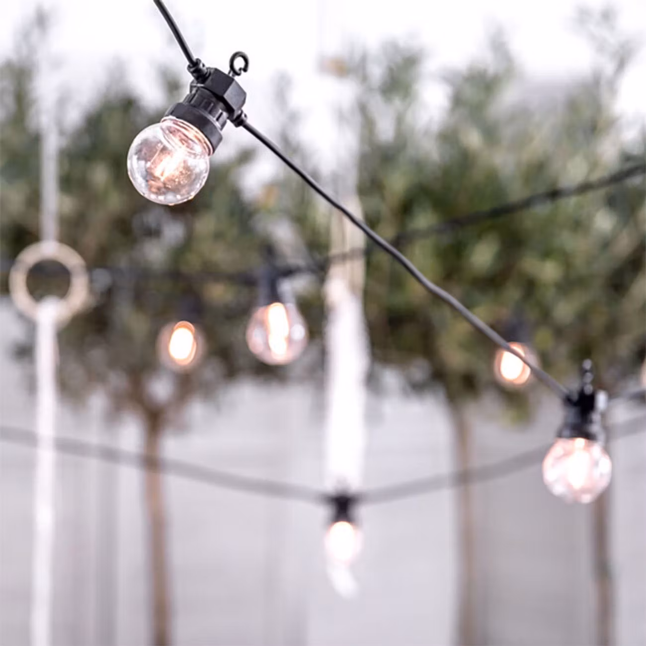 Ljusslinga Led Svart