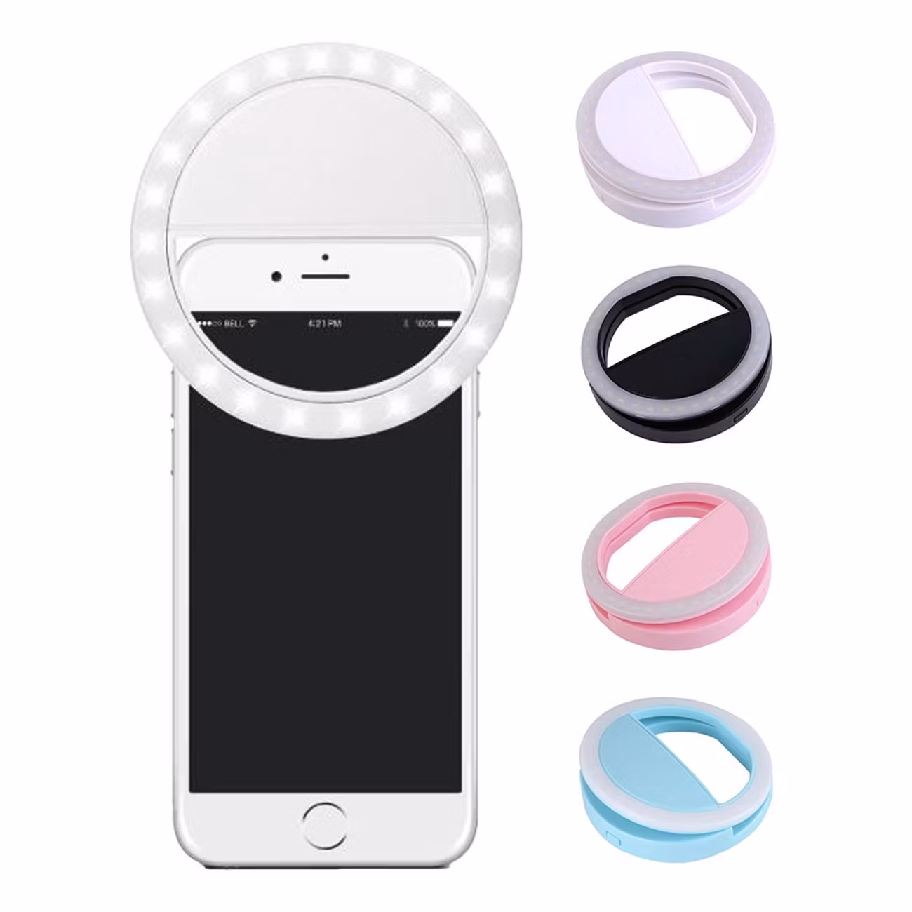 LED Selfie Lampa Mobiltelefon