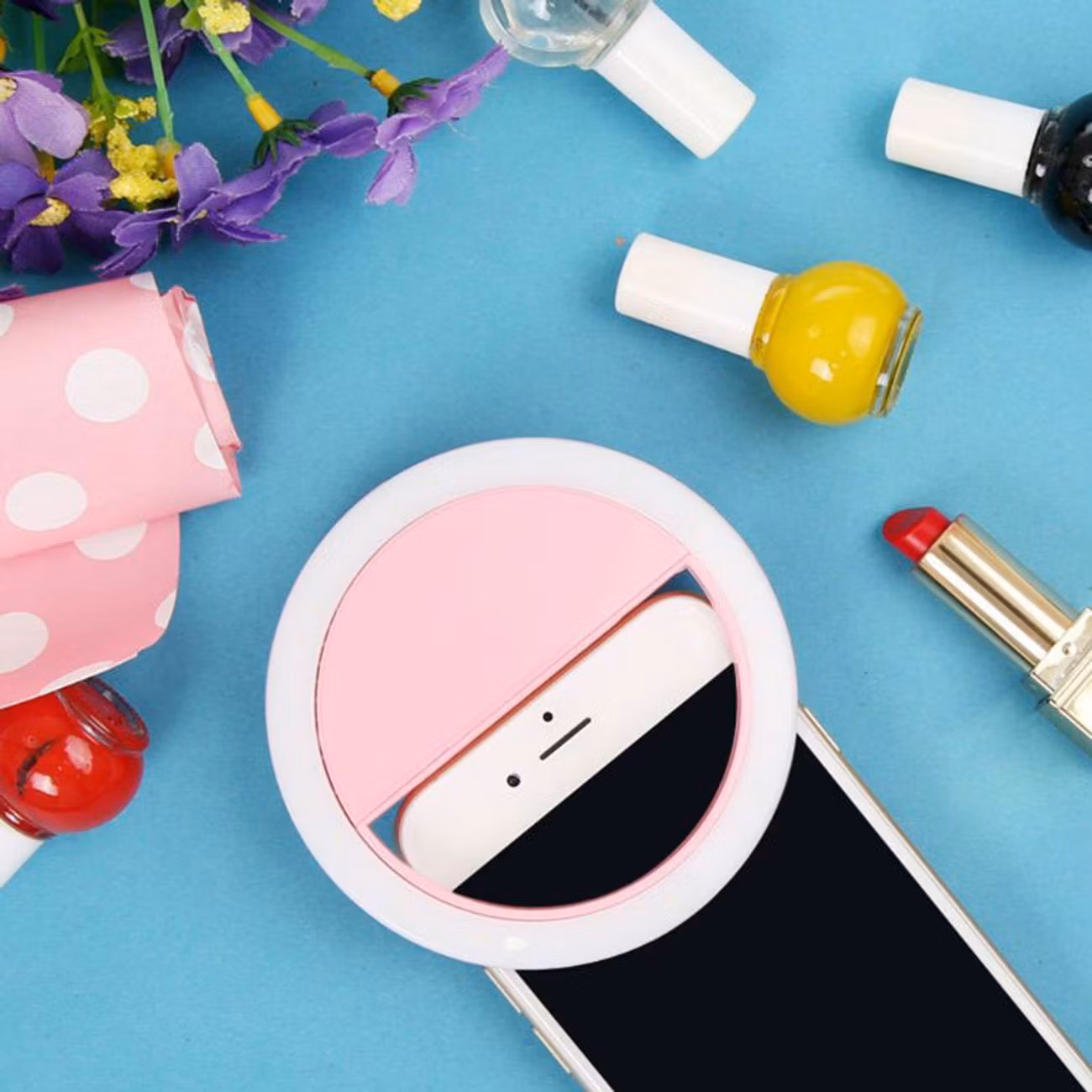 LED Selfie Lampa Mobiltelefon