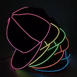 El Wire LED Keps