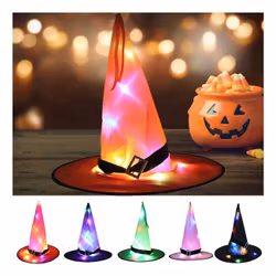 Häxhatt med LED-belysning