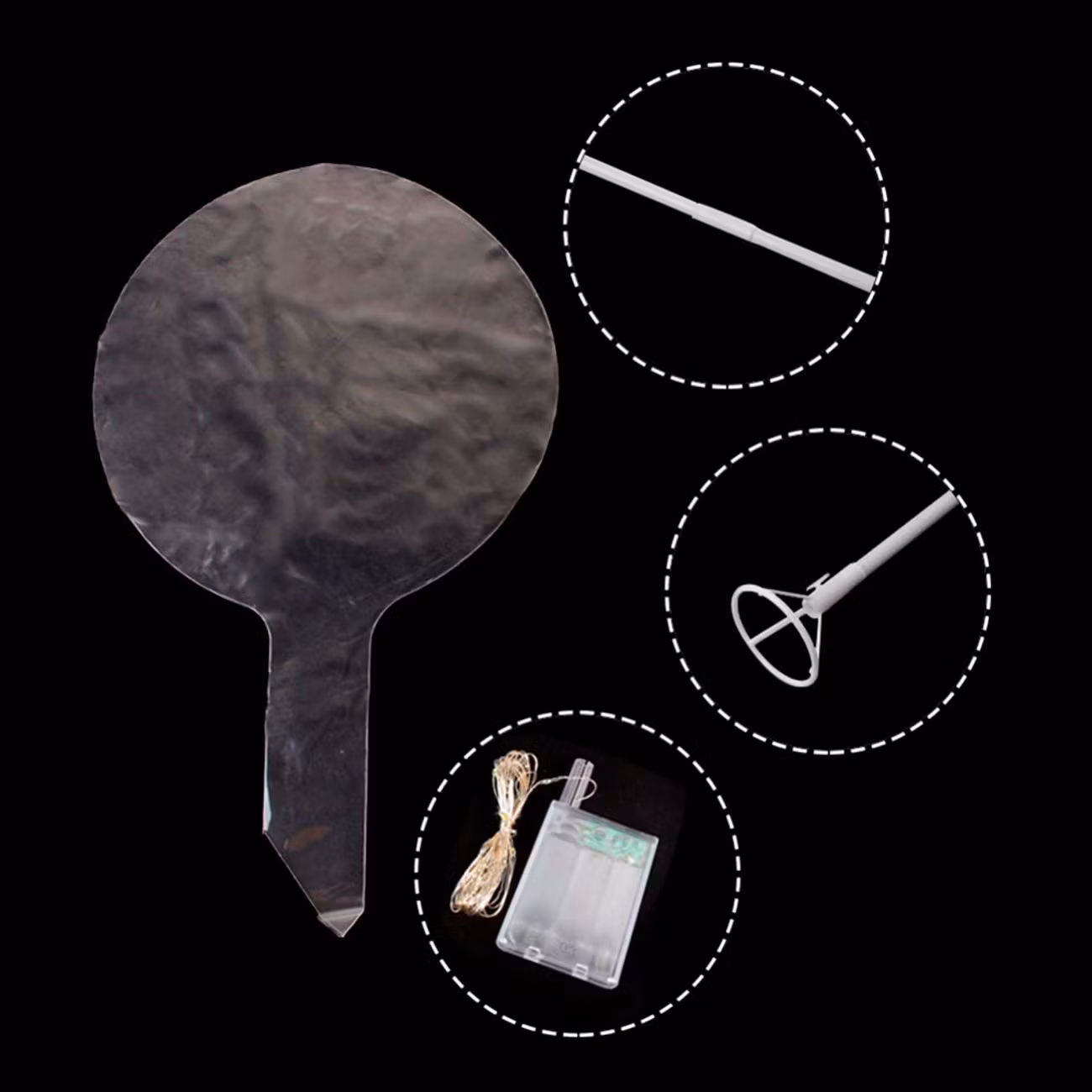 LED-Ballong på Pinne