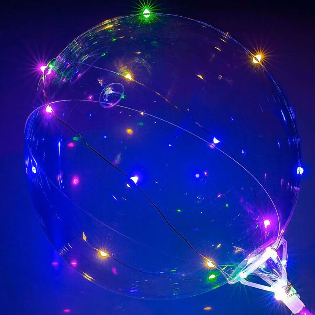 LED-Ballong på Pinne