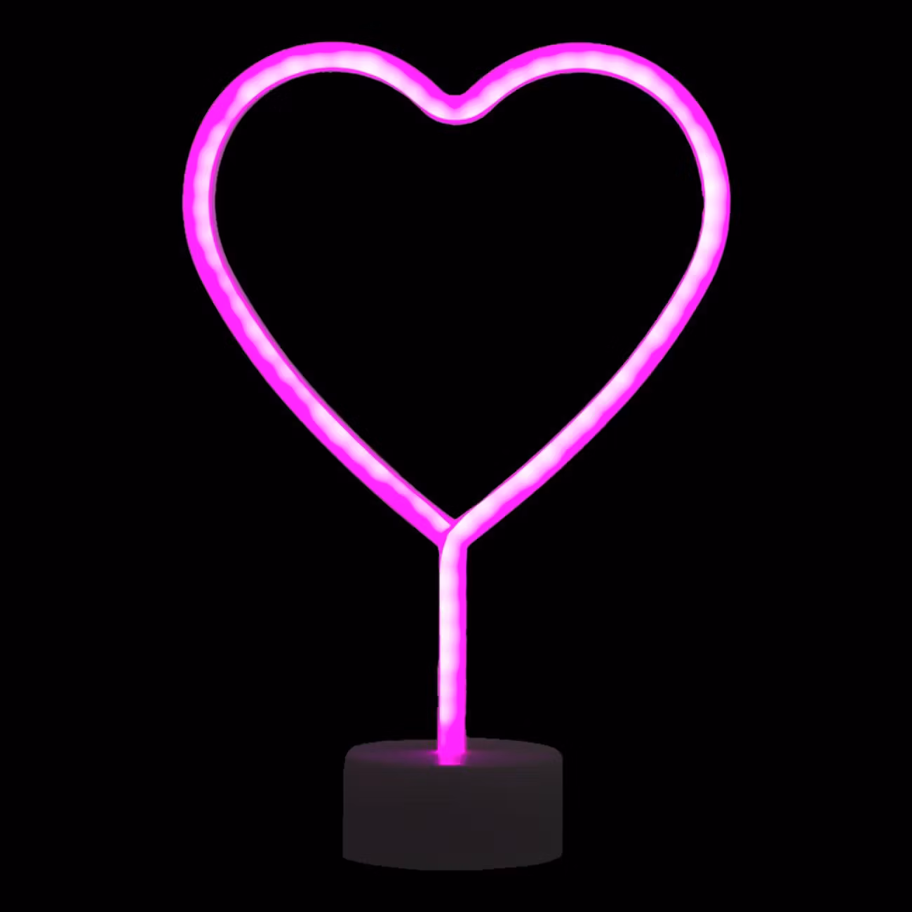 LED-Lampa Hjärta med Neon-effekt