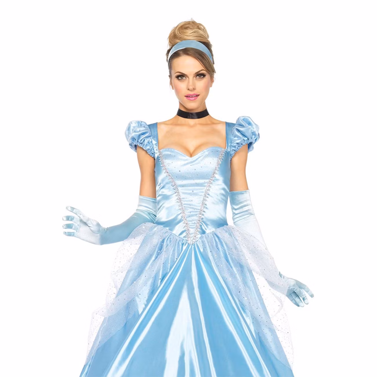 Askungen Balklänning Deluxe Maskeraddräkt