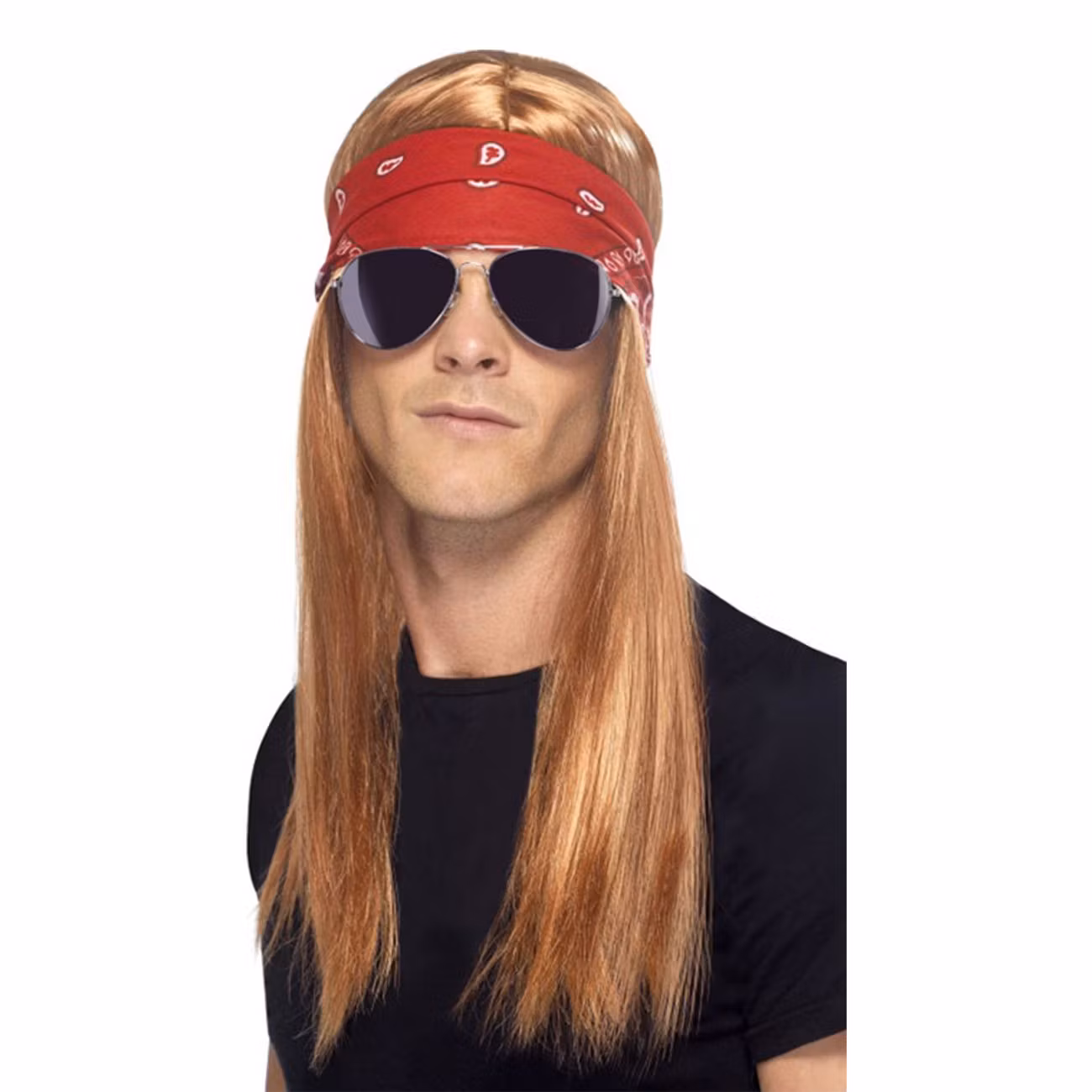 90-tals Rockare Perukset