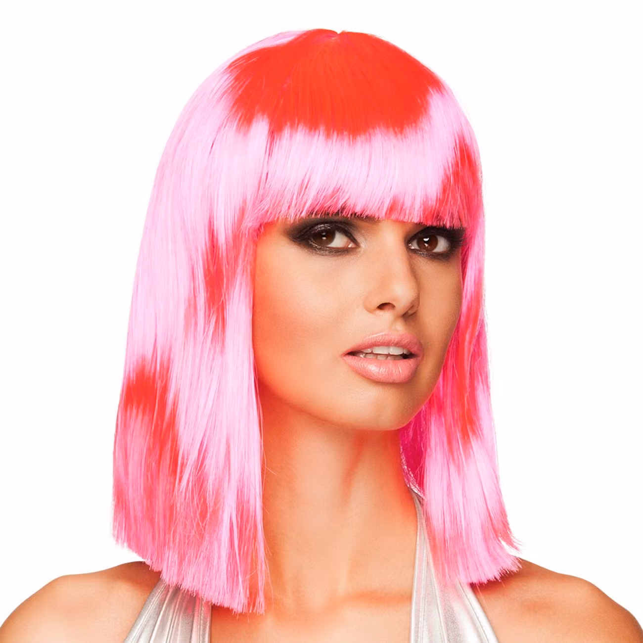 Dance Neon Rosa Peruk