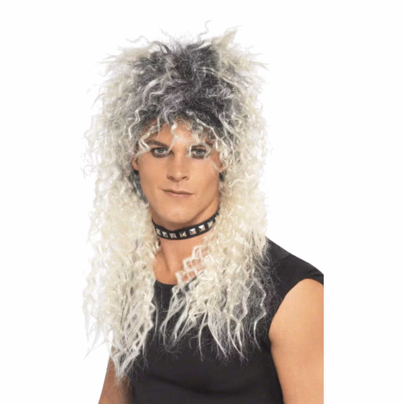 80-tals Hårdrockare Blond Peruk